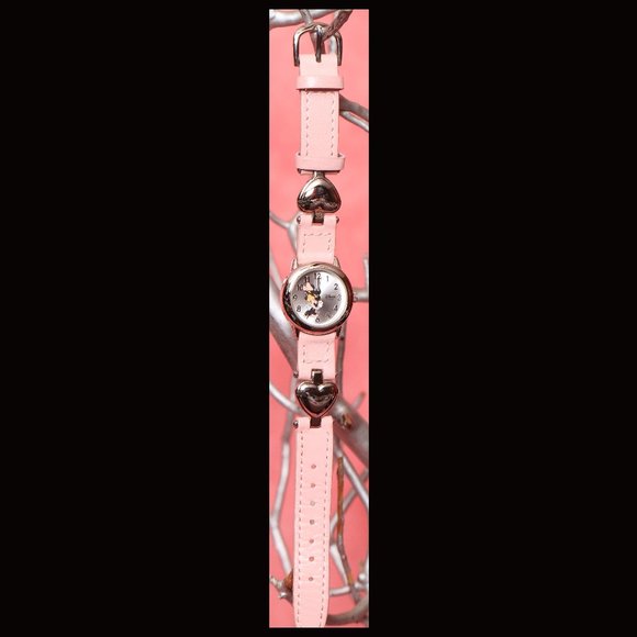 Pink Minnie Mouse Watch with Hearts main image 7